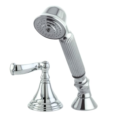Kingston Brass Tub Filler, Polished Chrome, Deck KSK5361FLTR